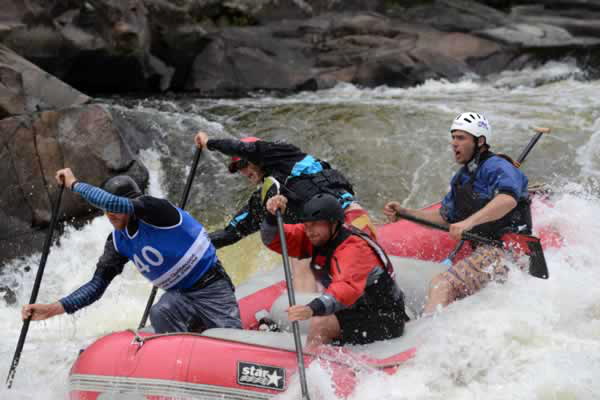 Team A on the Head to Head course
